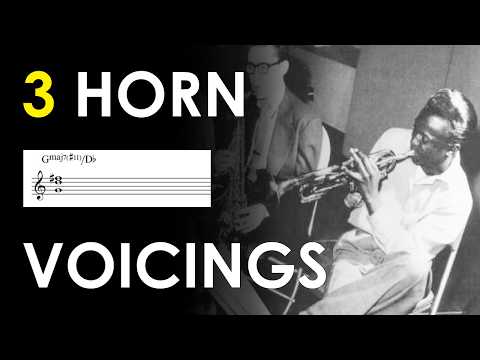 How to Write 3 Horn Voicings: with Toshi Clinch