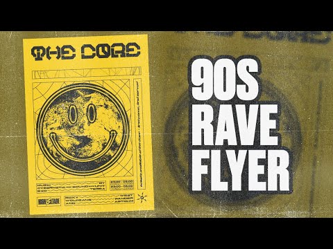 How to make a 90s Rave Flyer!