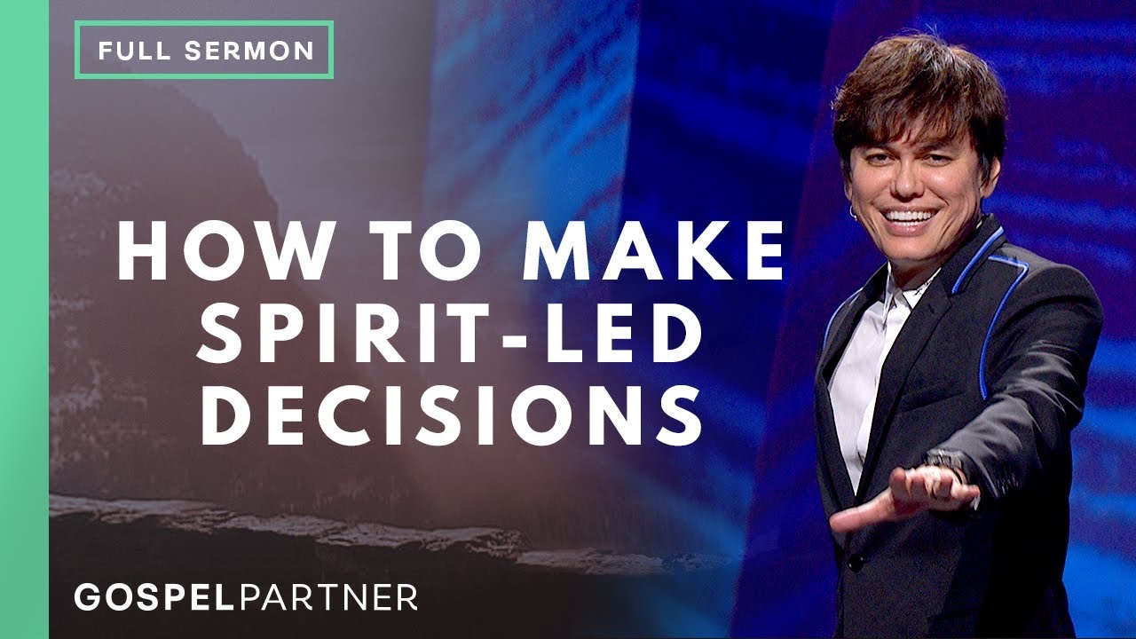 How To Make Spirit-Led Decisions (Full Sermon) | Joseph Prince | Gospel Partner Episode