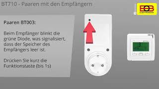 BT710 - Paaren mit den Empfängern