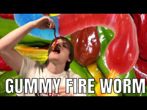 mrquadrillion VS The Gummy Fire Worm!!