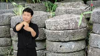 Jeju Stone Park_ Jeju dialect for millstone-ᄀᆞ래