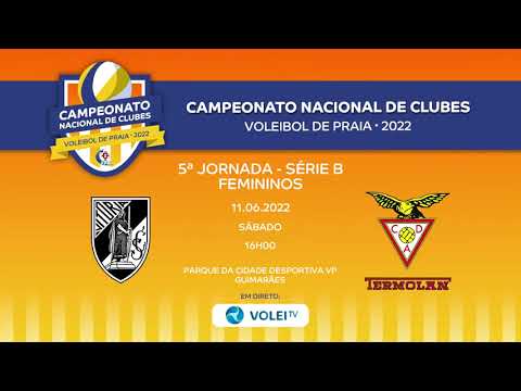 Vitória S.C. x C.D. Aves (fem.) - Campeonato Nacional de Voleibol de Praia de Clubes