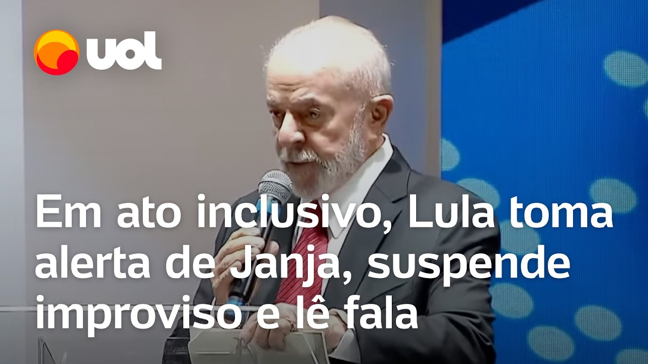 Lula recebe alerta de Janja e decide ler discurso para não 'criar problema' e cometer gafes; vídeo