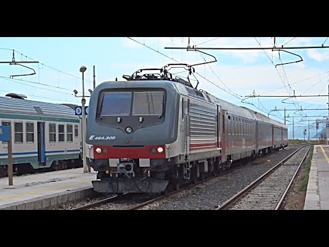 [HD - Treni] STROMBAZZATA E464.309 SUN + Treno ICN 35971 Trenitalia in transito ad Altavilla Milicia