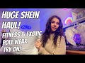 Huge SHEIN Haul Try On Fitness Wear Haul Pole Wear Haul Shein Haul
