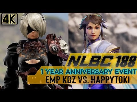 Soulcalibur 6 - EMP KDZ (2B) vs. HappyToki (Xianghua) @NLBC 188 [4K/60FPS]
