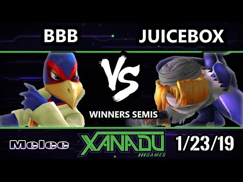 S@X 286 SSBM - BBB (Falco)  Vs. Juicebox (Sheik) - Smash Melee Winners Semis