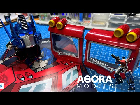Agora Models Build the G1 Optimus Prime Transformer - Pack 1