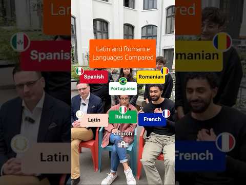 How similar are Latin and these Romance languages? #romanianlanguage #latin #romancelanguages