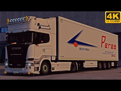 [G29] ETS2 (4K 60FPS) | PROMODS | SCANIA R480 | BARCELONA 🇪🇸 - MILAN 🇮🇹 | NIGHT DRIVE