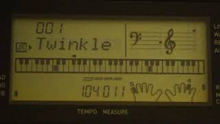 Casio Demo Songs - 001 TWINKLE TWINKLE LITTLE STAR