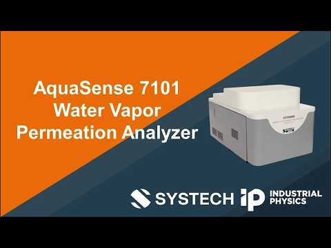 Video do AquaSense 7101 Permeação de Vapor de Água