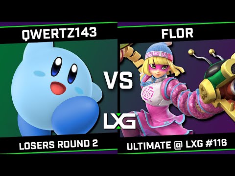 qwertz143 (Kirby) vs FLOR (Min Min) - Smash Ultimate @ LXG 116