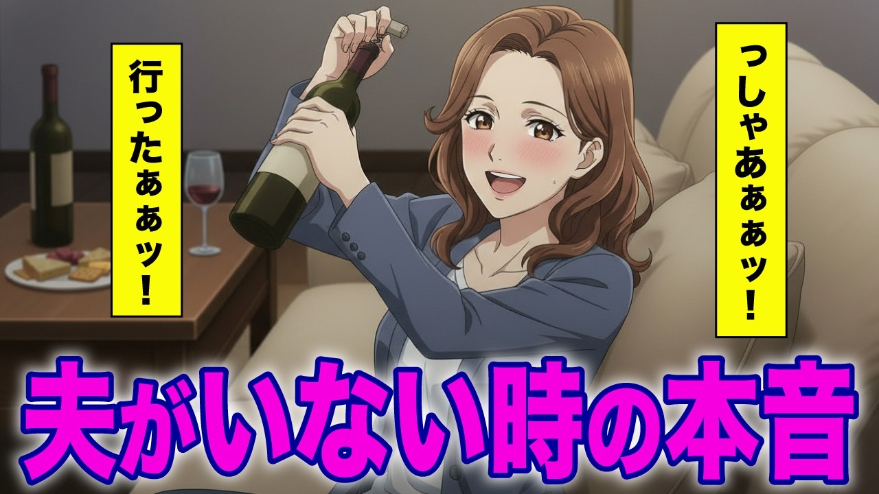 夫がいないとラッキーだと思う瞬間。51歳妻が夫の出張中に楽しむ極上の憂さ晴らし【シニア朗読雑学】