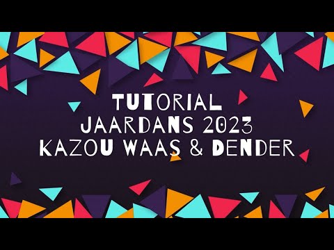 Tutorial Jaardans 2023 - Kazou Waas & Dender (1001 Arabian Nights)
