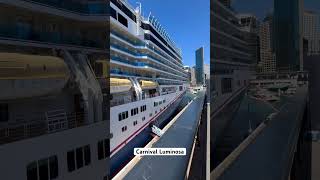 Carnival Luminosa Cruise Ship  in Circular Quay, Sydney!
