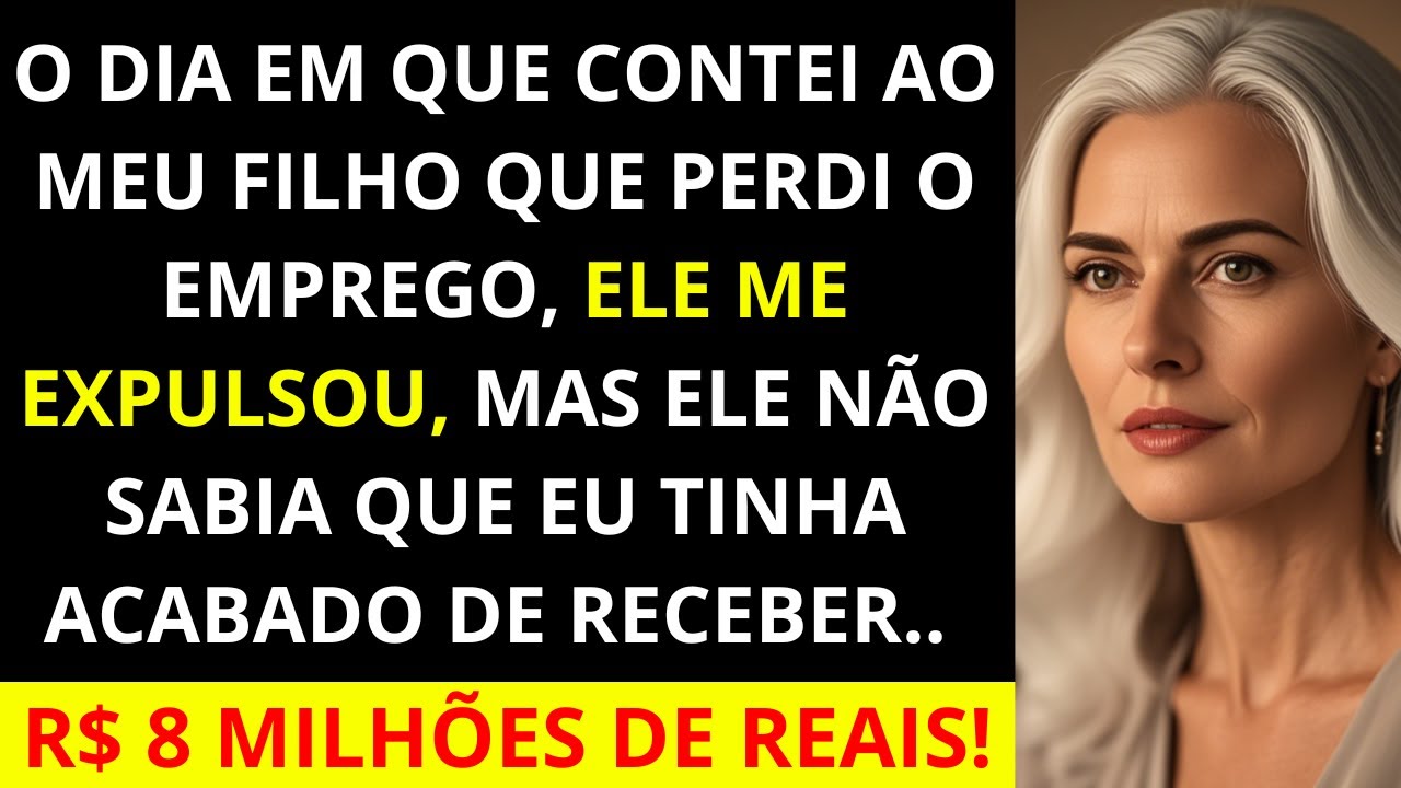 Meu filho me expulsou quando descobriu que perdi meu emprego, mas ele não tinha ideia de que eu...