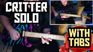 CRITTER SOLO -STEEL PANTHER (Play Along TABS)