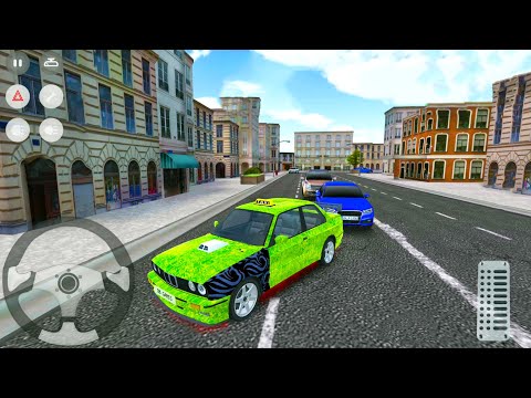 BMW Taxi Car Driving Sim #4 - New City and Level Exploring - Android  Gameplay
