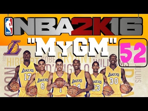 NBA2K16 PC "MyGM" [Game 52/82] - Lakers At Pelicans - Kobe's Streak || 720/60fps HD