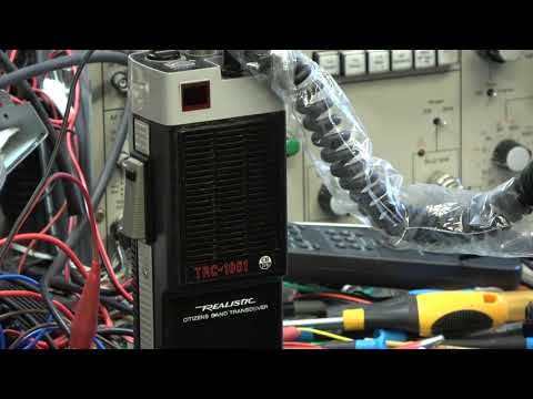 Realistic TRC1001 UK CB27/81 CB radio (handheld 3.5W) - On The Air test