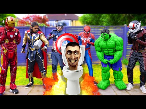 Skibidi Toilet VS Superheroes!