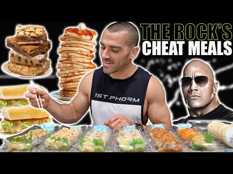 The ROCK'S Legendary Cheat Meals In One Day | Cheat Day lol* 🤪