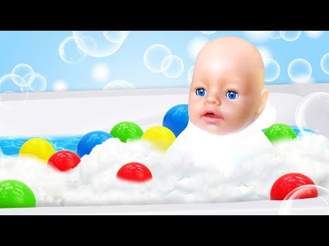 Игры с Беби Бон в ванной - как мама. Видео для детей, шоу Беби А.