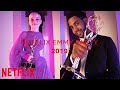 Jason Bateman, Jharrel Jerome, Julia Garner, Joey King, Tan France | Emmy Party 2019 | Netflix