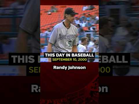 Sept. 10, 2000 – Randy Johnson becomes the 12th pitcher to strike out 3,000 batters