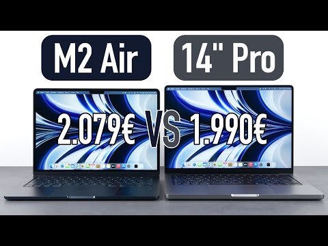 M2 MacBook Air vs 14“ MacBook Pro - Vergleich | Die richtige Wahl treffen!