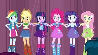 Kadr z teledysku Do pracy bierzemy się [Time to Come Together] tekst piosenki My Little Pony: Equestria Girls (OST)