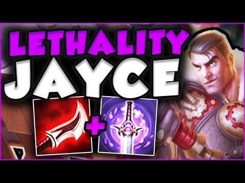 NEW DUSKBLADE ON JAYCE MAKES HIM UNSTOPPABLE! FULL LETHALITY JAYCE TOP GAMEPLAY! - League of Legends