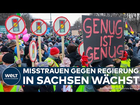 SACHSEN-MONITOR: Alarmierende Umfrage! Große Mehrheit der Bürger misstraut der Bundesregierung