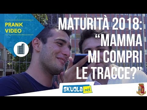 Maturità 2018: "Mamma mi compri le tracce?"