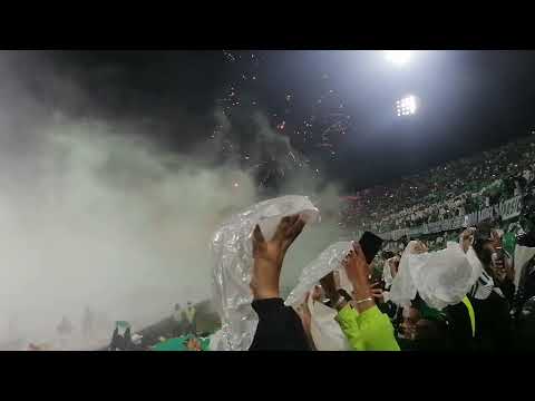 "Salida y actos de protocolo Clásico Paisa | Atlético Nacional VS Independiente Medellin 2022" Barra: Los del Sur • Club: Atlético Nacional