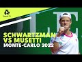 Brilliant Shots In An Electric Atmosphere! ⚡️ Diego Schwartzman v Lorenzo Musetti | Monte-Carlo 2022