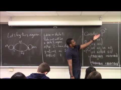 Math 1108-R17 Lecture 32 - Regular Markov Chains; Steady state matrices; Long-term predictions