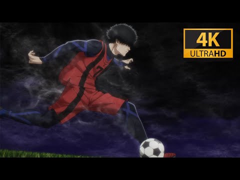 Team Z vs Team Y First Half | 4K | Blue Lock Episode 4
