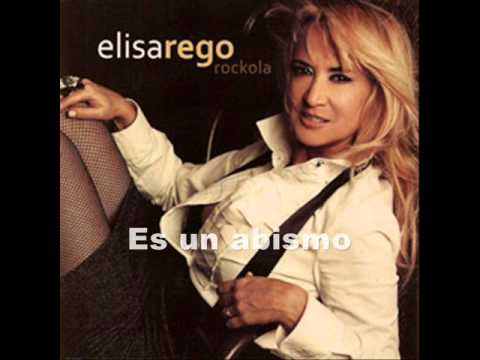 ELISA REGO -ABISMO DE CORAZON- CON LETRA