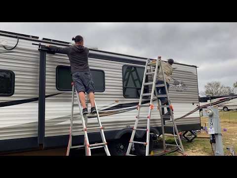 Installing a Dometic Slide Topper on an RV
