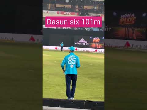 Dasun shanaka Six 101 m England  | srilanka vs England #shorts #dasunshanaka