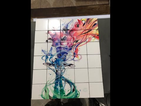 COMO CRIAR UM MOSAICO PERFEITO AZULEJO SUBLIMADO 10X10 EP 14