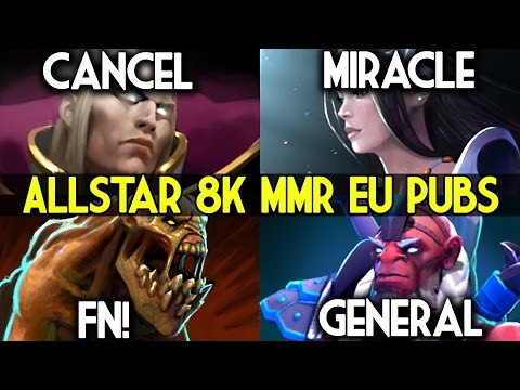 Miracle- General VS CanceL Fn! - Dota2 Allstar EU Pubs