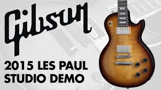 Video thumbnail for Gibson - 2015 Les Paul Studio Demo at GAK by GAK