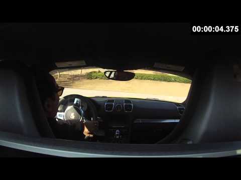 Porsche Sport Driving School USA Autocross Relay 981 Cayman S