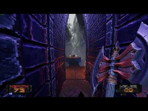 AMID EVIL Speedrun: Selenic Stronghold 100% (All Secrets) Evil Difficulty