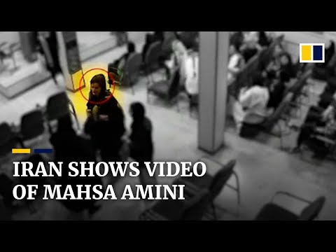 Iran says this video proves Mahsa Amini fainted in custody before her death