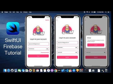 Login Page With Full Email Authentication Support Using Firebase In SwiftUI - SwiftUI Tutorials